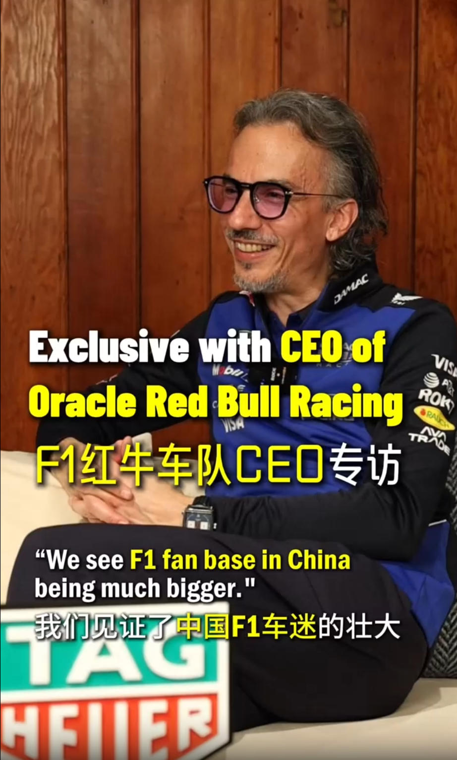 Exclusive with CEO of Oracle Red Bull Racing