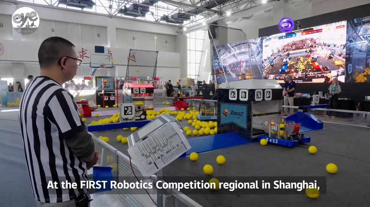 Teen engineers put their robots to the test at FRC in Shanghai