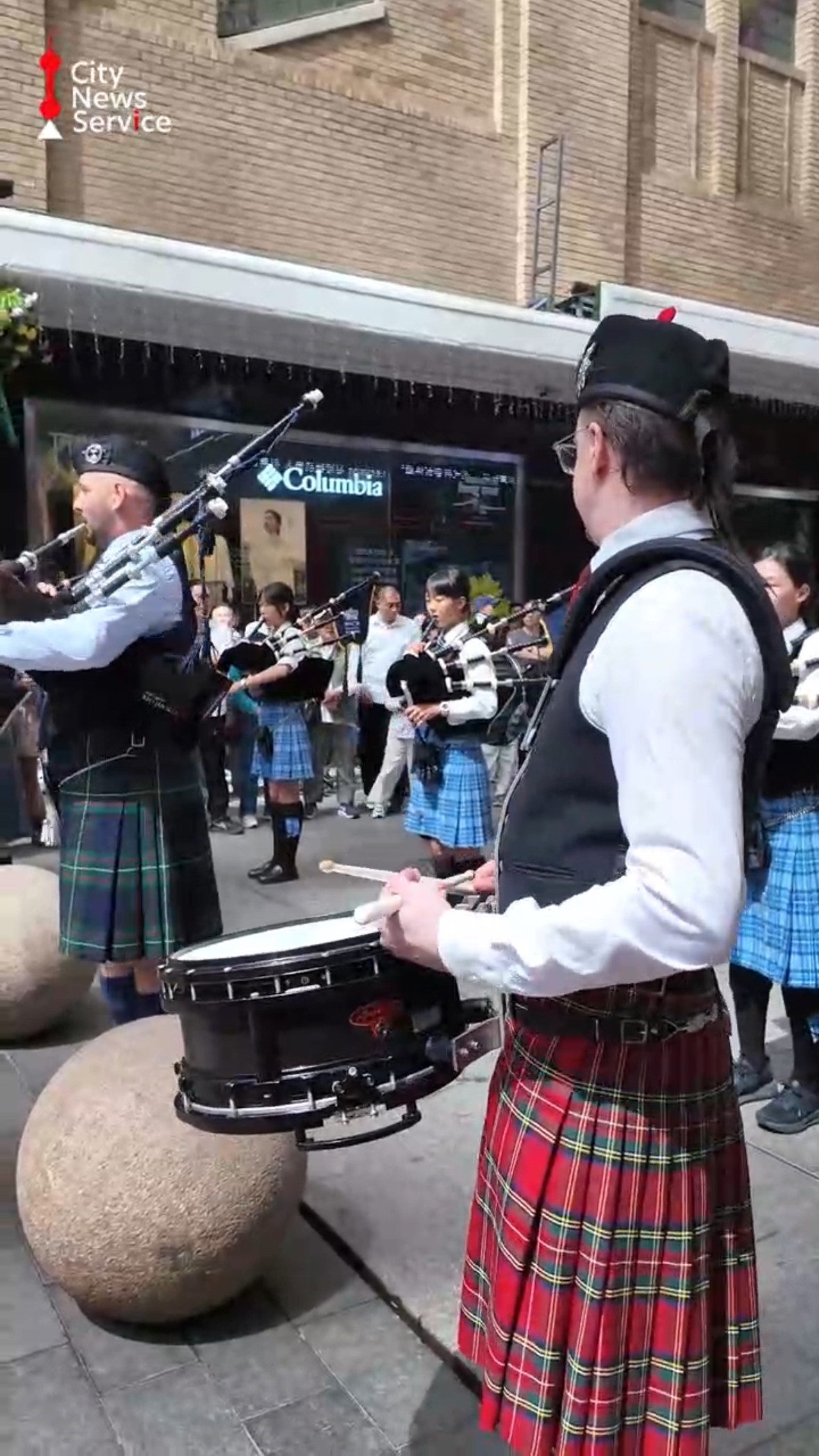 Bagpipes & Folk Dances Hit Shanghai